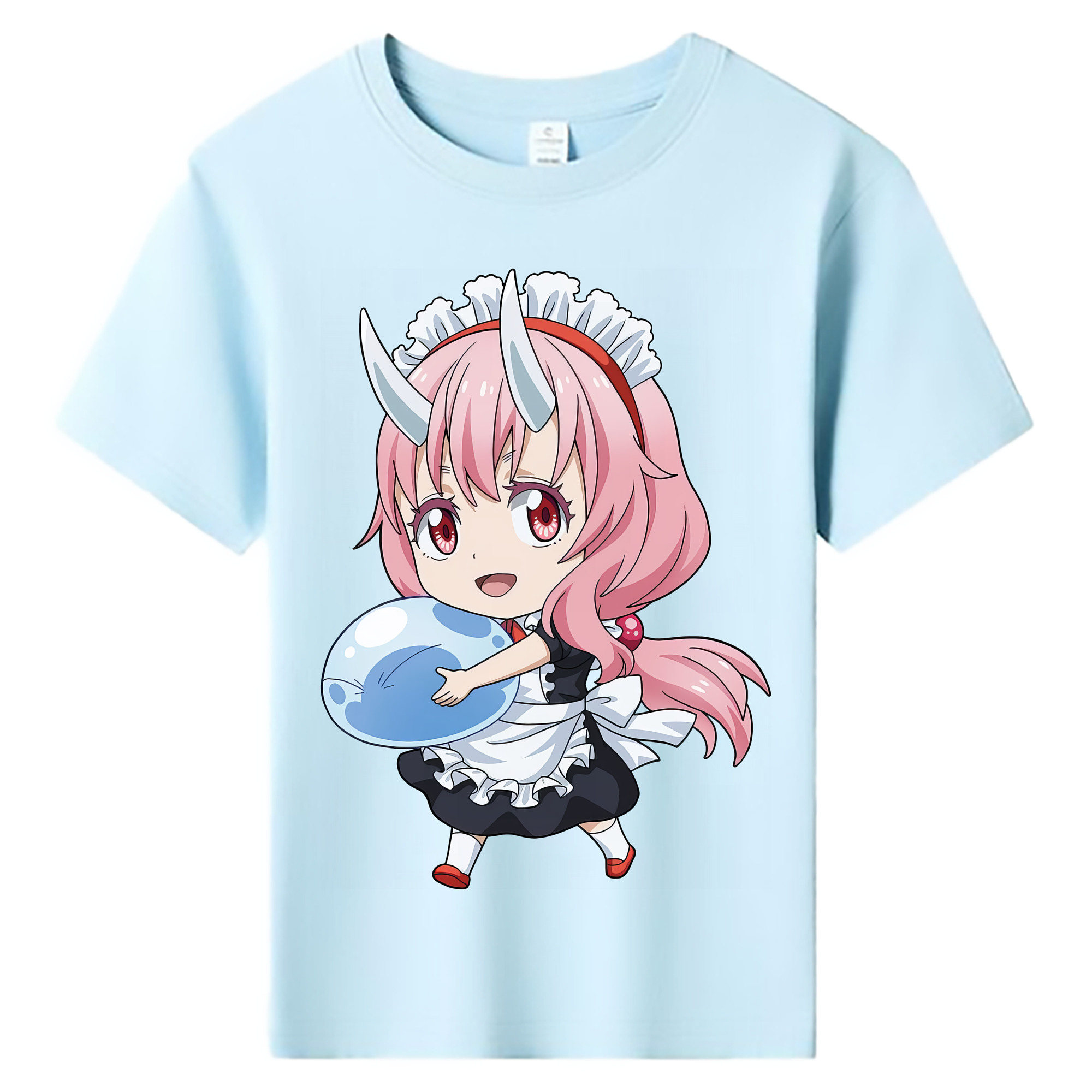 （画像用） 転スラ Regarding Reincarnated to Slime 綿100％キッズTシャツ（フロントプリント）